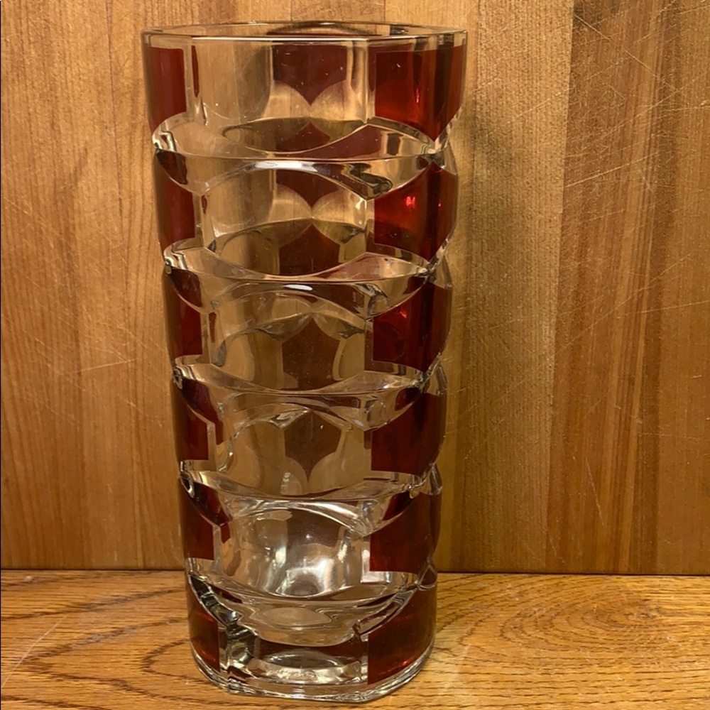 Crystal vase made in France excellent condition